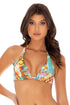 Luli Fama Just Wing It TRIANGLE HALTER TOP